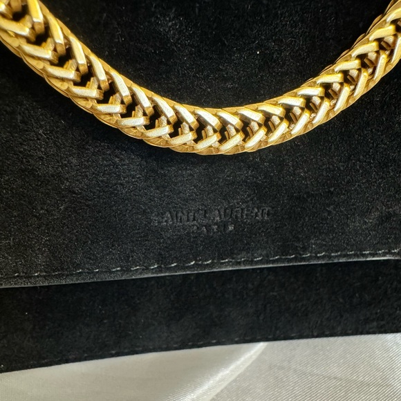 Saint Laurent Black Suede and Leather Betty Shoulder Bag - Picture 7 of 13